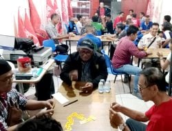 Diikuti Puluhan Peserta, Pertandingan Domino DPD PSI Kota Makassar Berlangsung Meriah