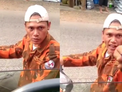 Pria Berpakaian Ormas Orange Palak Sopir, Kini Buronan ‘Internasional’