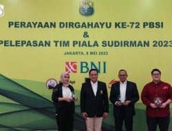 Siap Rebut Piala Sudirman 2023, BNI dan PBSI Lepas Tim Indonesia
