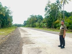 Disupport Bantuan Keuangan, Gubernur Andi Sudirman Tinjau Pembangunan Jalan Akses Bandara Arung Palakka
