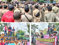 DPRD Didemo Aliansi Masyarakat Torut, Harun Rante Lembang: Bupati Torut Tidak Mampu Jelaskan Rekomendasi Pansus LKPJ, Dibalas Unjuk Rasa