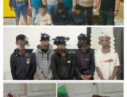 Lima Pemuda Diduga Pencuri Ayam Dibekuk Tim Resmob Polres Torut Bersama Polsek Sanggalangi, Ternyata Sudah Kerap Beraksi