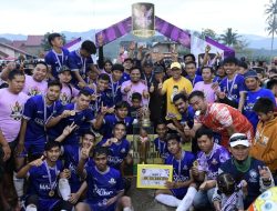 Apresiasi Kualitas Lapangan Bola Enrekang, Eks Ketum PSM: Rangsang Lahir Pemain Profesional