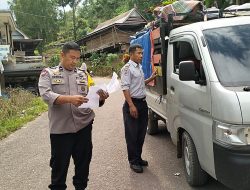 Pick Up Angkut 27 Ekor Babi Asal Palu Ditahan di Pos Perbatasan Salubarani