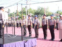 Sebanyak 21 Personel Naik Pangkat di Mako Polres Luwu Utara