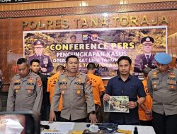 Lima Pelaku Kasus Pencurian Hasil Ops Sikat Lipu 2023 Diamankan Polres Tana Toraja