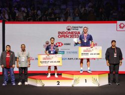 Ginting Runner-Up Indonesia Open 2023