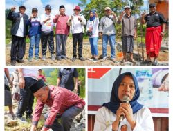 Peletakan Batu Pertama SMAN 12 Torut di Baruppu, Dan Pongtasik: Kerjasama Semua Elemen Masyarakat Sangat Penting