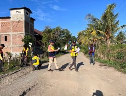 Pemprov Sulsel Mulai Tangani Jalan Rusak di Ruas Anabanua – Malake – Batas Sidrap di Wajo