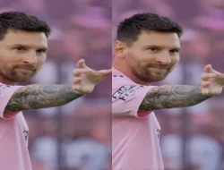 Lionel Messi Berselebrasi, Lihat Aksinya…