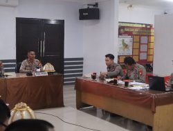 Rapat Intern Jelang Pemilu 2024, Kapolres Tana Toraja Tegaskan Polri Selalu Netral