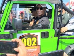 Andi Amran dan Pangdam XIV Hasanuddin Naik Mobil Offroad ke Hotel Pantai Gapura