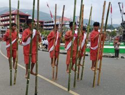 Lomba Tradisional Ma’ Tekka Antar Pelajar Meriahkan HUT Tana Toraja ke -66