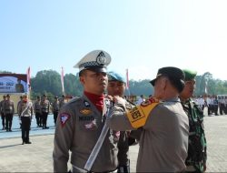 Polres Toraja Utara Laksanakan Apel Gelar Pasukan Operasi Zebra Pallawa 2023, Wujudkan Kamseltibcarlantas Menuju Pemilu Damai