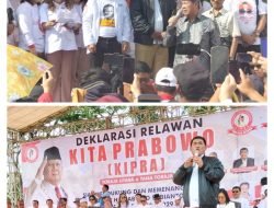 Deklarasi Relawan KIPRA Dihadiri Hashim Djojohadikusumo, Ketua Dewan Penasehat KIPRA: Mari Menangkan Pak Prabowo