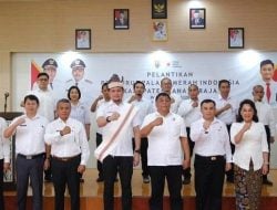 Ketua PMI Sulsel Lantik Pengurus Baru PMI Tana Toraja Diketuai Theofilus Allorerung