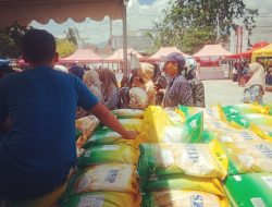 Gerakan Pasar Pangan Murah, Bulog Salurkan Tujuh Ton Beras, Harga Cabai Terus Naik, Kini Rp40 Ribu/Kg
