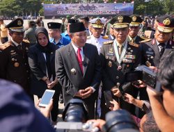 Hadiri Upacara Peringatan HUT Ke-78 TNI, Pj Gubernur Sulsel Akui TNI Hebat dan Kuat