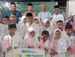 PT Pegadaian Syariah Cabang Luwu Peringati Maulid Nabi Bersama Anak Panti