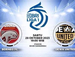 Borneo FC Vs Dewa United dan Arema FC Vs Madura United Warnai Partai Pekan ke-17 Liga 1, Berikut Jadwal Lengkapnya