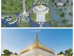 Wow! Lihat Megahnya Masjid Amran Sulaiman di Makassar yang Bakal Disoft Launching Wapres Ma’ruf Amin