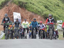 Weekend,  Pj Wali Kota Palopo dan Pimpinan Bank Bersepeda ke Bastem Utara