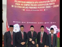 Lima Anggota KPU Luwu Terpilih Dilantik di Jakarta