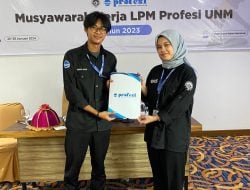 Mahasiswa Prodi Bahasa Indonesia Mutmainna,Terpilih Pimpin Lembaga Persma Profesi UNM