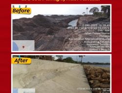 Pembangunan Tanggul Pengaman Abrasi di Pekuburan Ibu dan Permaisuri dari Sultan Hasanuddin, Warga Takalar :Kami Doakan, Andi Sudirman Menjabat Kembali