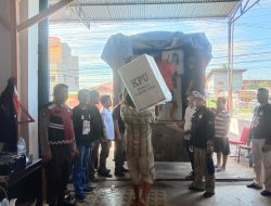 H-2 Distribusi Logistik Pemilu Baru 4 Kecamatan Selesai,Bawaslu Ingatkan KPU Bekerja Ekstra