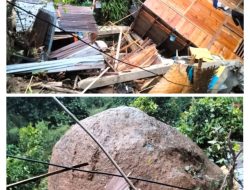 Rumah Panggung yang di Dalamnya Ada Mayat Diterjang Longsor di Sopai Toraja Utara