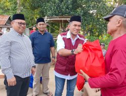 HUT PPNI,  Pj Wali Kota Palopo Bersama Taufik Bagi-bagi Sembako