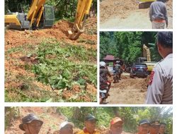 Pj Wali Kota Tinjau Langsung Longsor di Latuppa, Dinas PUPR Terjunkan 2 Excavator