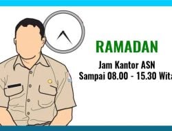 Ramadan, Jam Kantor ASN Sampai 08.00 – 15.30 Wita