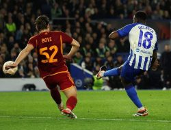AS Roma Kalah 0-1 dari Brighton, Tetap Melaju ke Babak Perempatfinal Piala Europa