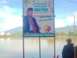 Beredar Gambar JK.Tondok di Toraja Utara, Warga: Sangat Layak Untuk Jadi Pemimpin