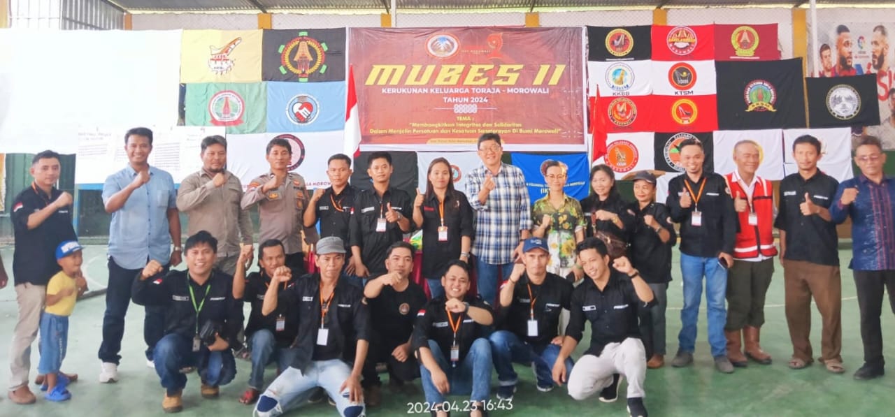 Mubes ll KKT Morowali Pilih Duplianto Sebagai Ketua, Wabup FVP: Jaga Nama Baik Toraja, Diaspora Morowali Berkat Bagi Toraja Utara