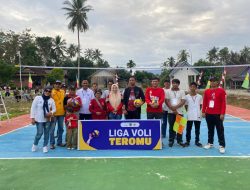 Delapan Klub Bertanding di Liga Voli Seselemba Desa Teromu, Camat Mangkutana: Jaga Sportivitas, Pupuk Kebersamaan