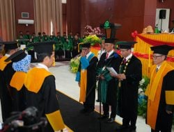 Hadiri Pengukuhan Tiga Guru Besar UIN Alauddin, Rektor Hamdan Juhannis: Prof Zudan Pemimpin yang Visioner