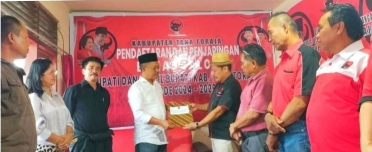 Daftar Bacabup Tana Toraja, JRM Harapkan Penilaian dan Dukungan dari Empat Parpol
