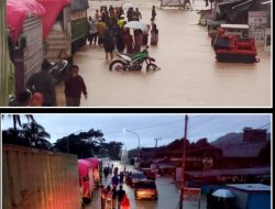 Banjir Terjang Luwu, Banyak Warga Terjebak Banjir