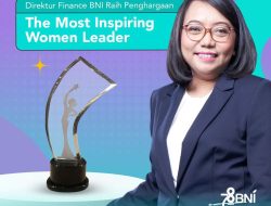 Direktur Finance BNI Raih Penghargaan “The Most Inspiring Woman Leader” dari CNBC Indonesia