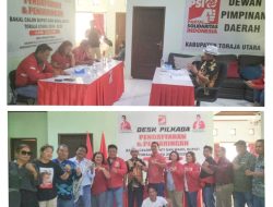Ikuti Fit and Proper Test di Partai PSI, Dating Datang Toraja Utara Maju Bersama Rakyat