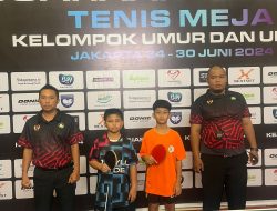 Fairel Atharizz Atlet Tenis Meja Lutra Ikut Kejurnas di Jakarta