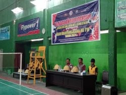 Kapolres Luwu Utara Resmi Membuka Turnamen Bulutangkis Internal Polri Antar Personel Dalam Rangka HUT Bhayangkara
