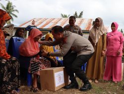 Polres Bantu Fasilitas Air Bersih di Libukang