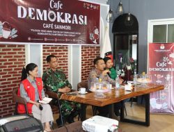 Jadi Pemateri Cafe Demokrasi KPU, Kapolres Tana Toraja Pastikan Pilkada Aman