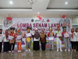 Puskesmas Wasuponda Juara 1 Lomba Senam Lansia