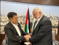 Pemimpin Tertinggi Hamas Tewas di Irak, Sebelum Serangan, Ismail Haniyeh Sempat Bertemu Jusuf Kalla di Qatar Dua Pekan Lalu