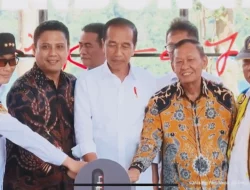 Sempat Mangkrak, Akhirnya Presiden Jokowi Resmikan Bendungan Pamukkulu Takalar yang Telan Anggaran Rp1,6 Triliun, Lihat Siapa yang Mendampingi